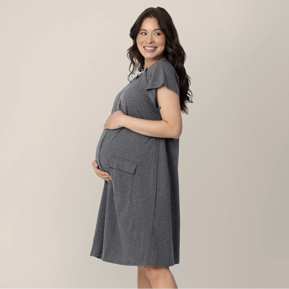 XL/XXL NWT Gray Kindred Bravely Labor and Delivery Gown
